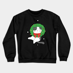 Meowy Christmas Cat Crewneck Sweatshirt